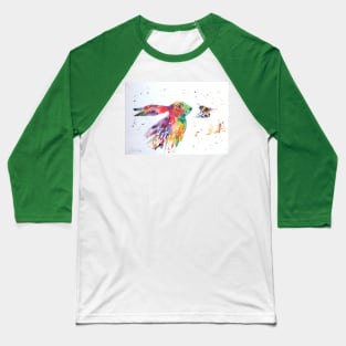 Colourful Hare and a Bumble bee Baseball T-Shirt